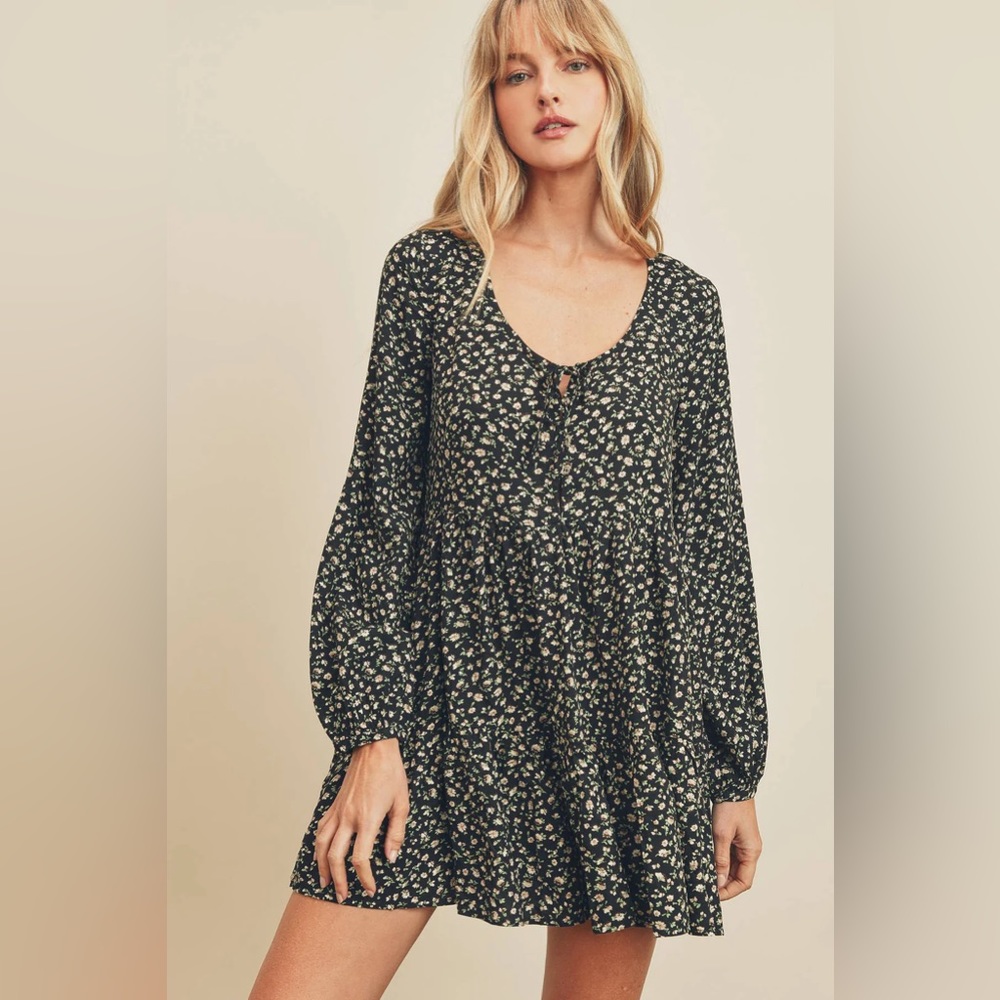 NWT: Floral Swing Mini Dress